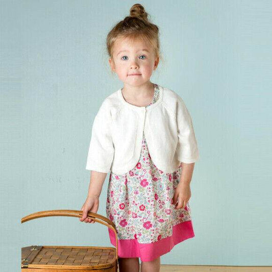 NEW Size 12 months Girls Dress Girls Pretty Flower Floral Dress Girls - MARIGOLD 