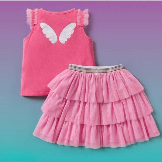 Hairdorables Unicorn Willow Pink Top and Skirt Set Hairdorables Outfit - MARIGOLD 