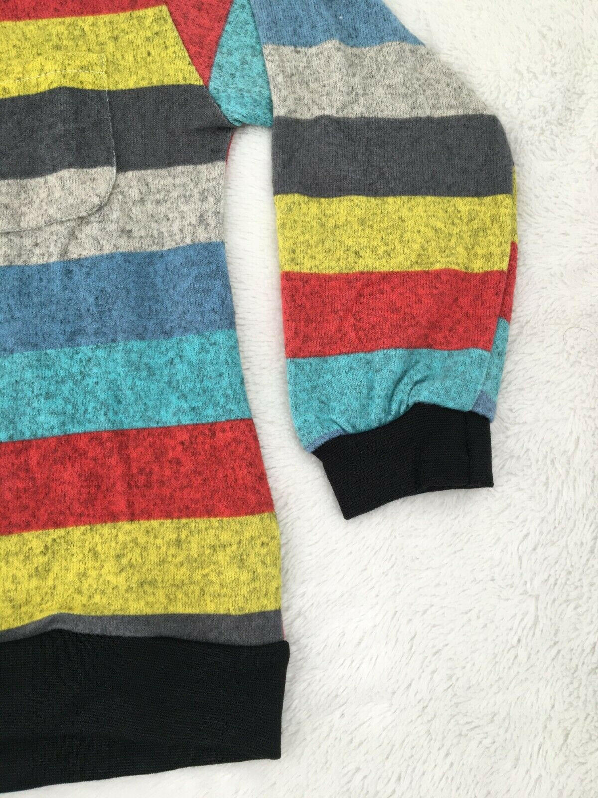 Boys Colour Striped Long Sleeve Top (2 Years) - MARIGOLD 