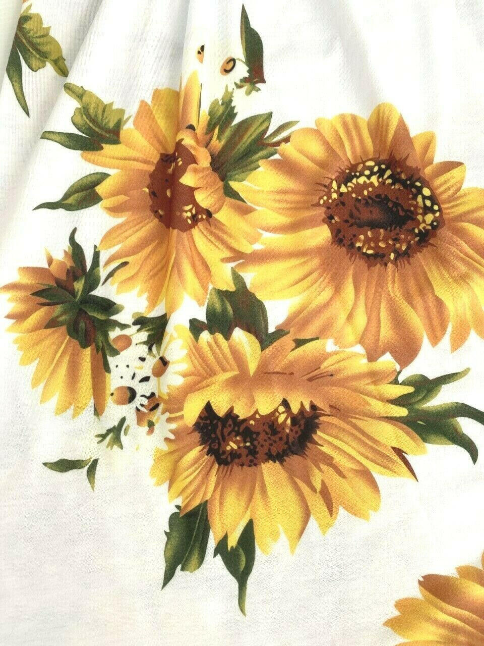 Girls Dress- Girls' Yellow Sunflower Print Midi Tank Dress - MARIGOLD 
