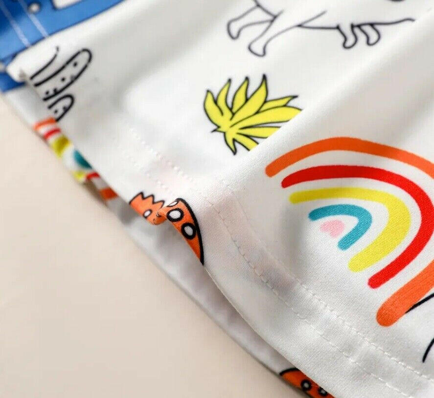 Girls Dress- Girls' Dinosaur Print Dress - MARIGOLD 
