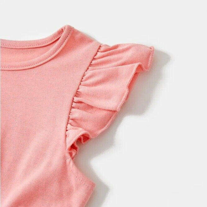Girls dress new pink floral high-low girls dress - MARIGOLD 
