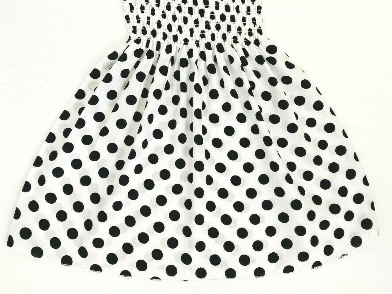 Girls Dress Baby Girls Dress Toddler Dress New Black Polkadot Girls Dress - MARIGOLD 