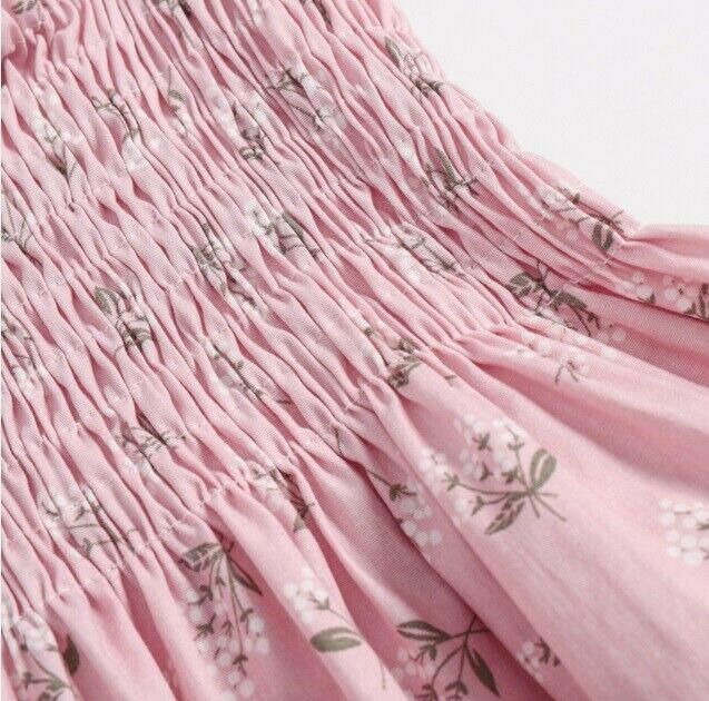 Girls Pink Floral Sundress - MARIGOLD 