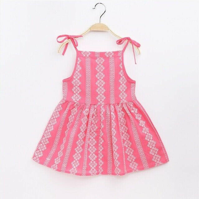 Baby Girls Dark Pink Floral Sundress - 9-12 Months - MARIGOLD 