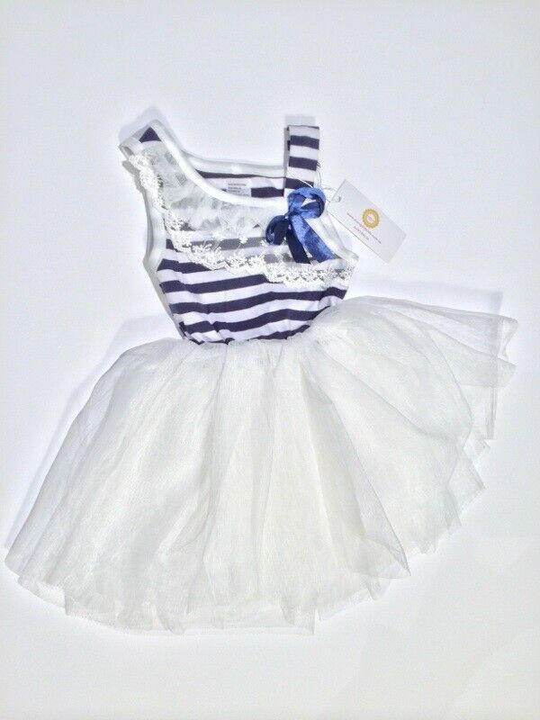 NEW Size 1 Year Toddler Dress Girls French Inspired Tulle Dress Kids Clothing - MARIGOLD 