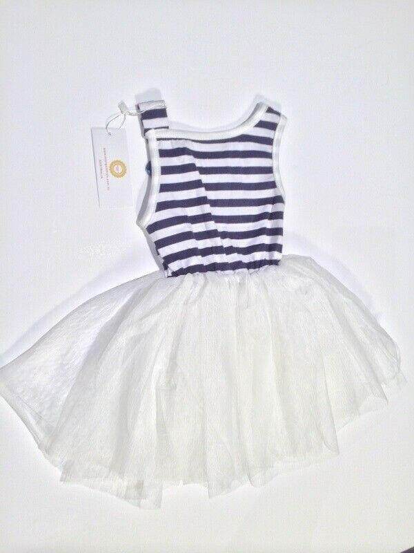 NEW Size 1 Year Toddler Dress Girls French Inspired Tulle Dress Kids Clothing - MARIGOLD 