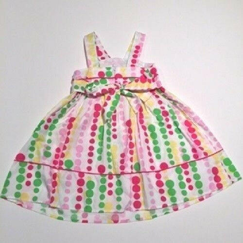 NEW Size 2 Years Girls Dress Cute & Colourful Flower Girls Dress Toddler Dress - MARIGOLD 
