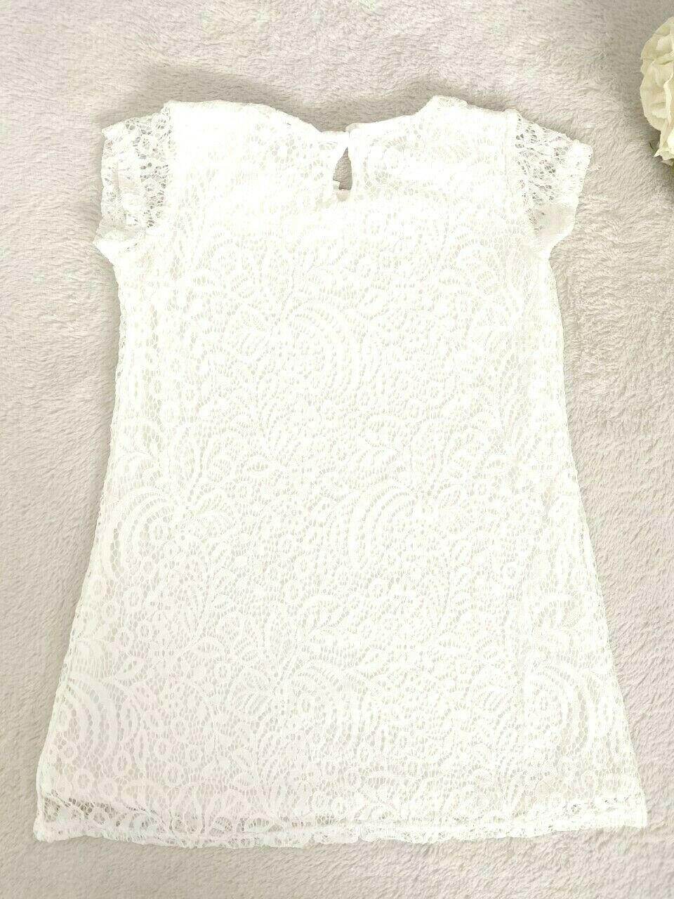 NEW Size 3-4 Years Girls Dress Ivory White Soft Lace Girls Dress Party/Formal - MARIGOLD 