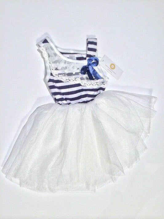 NEW Size 4 Years Girls Dress Cute French Style Tulle Girls Dress Kids Clothing - MARIGOLD 