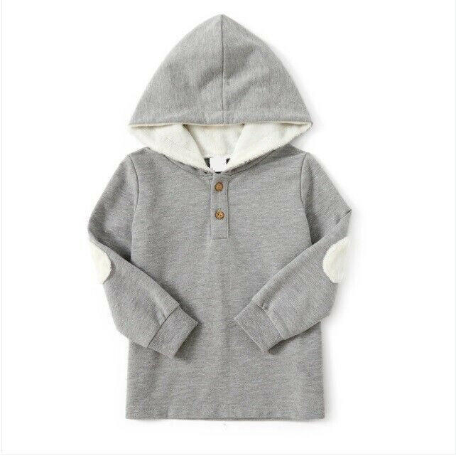 size 2y/3y/4y/6 years new boys hoodie top boys grey hoodie top - select size - MARIGOLD 