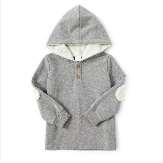 size 2y/3y/4y/6 years new boys hoodie top boys grey hoodie top - select size - MARIGOLD 
