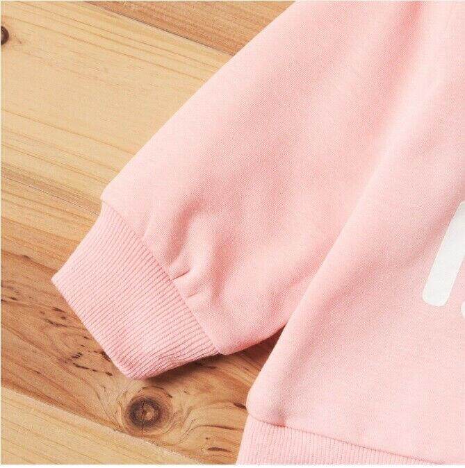 size 12-18m to 3 years new toddler girls top mamas bestie long sleeve pink top - MARIGOLD 