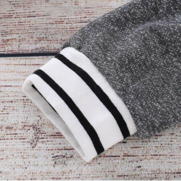Baby Boys Clothing Dark Grey Stripe Hoodie and Pants Set - MARIGOLD 