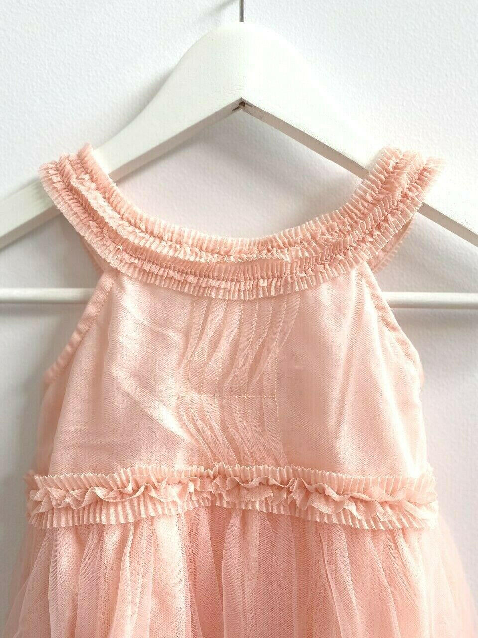 NEW Size 5 Years Girls Dress Pretty Pink Cleo neck Lace Girls Dress - MARIGOLD 