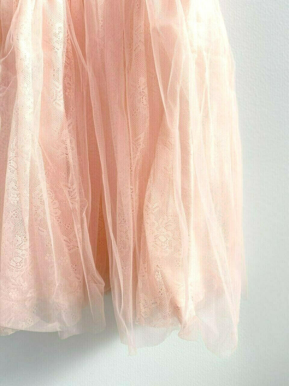 NEW Size 5 Years Girls Dress Pretty Pink Cleo neck Lace Girls Dress - MARIGOLD 