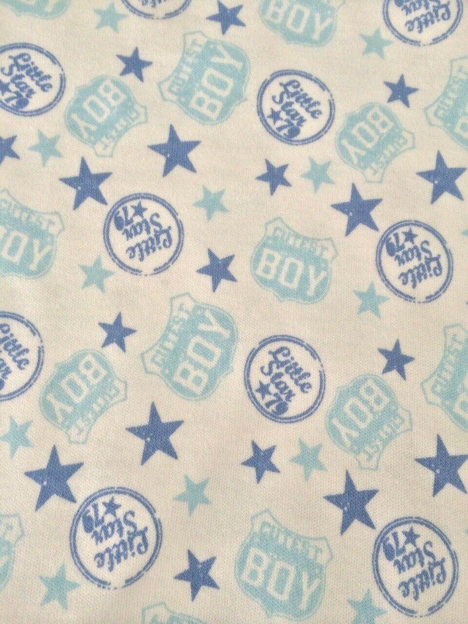 NEW Size 3-6 months Baby Boys Bodysuit 100% Cotton Blue Star Longsleeve Bodysuit - MARIGOLD 